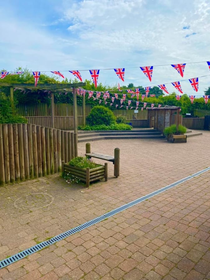 Petham Village Hall Jubilee Bunting